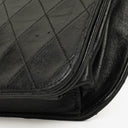 Chanel Classic Full Flap Bag Black Quilted Leather 24K Gold-Plated Hardware