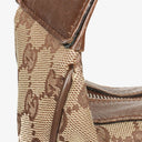 Gucci Brown Monogram Canvas Handbag