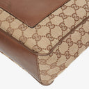 Gucci Brown Monogram Canvas Handbag