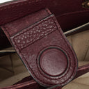 Gucci Bamboo Shopper Burgundy Diana Small Tote Bag