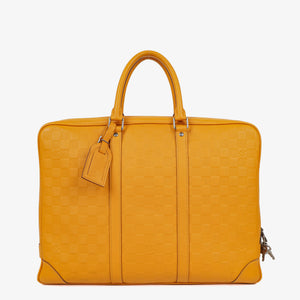 Louis Vuitton Porte-Documents Voyage Solar Damier Infini Leather Briefcase