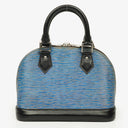 Louis Vuitton Alma BB Blue Denim EPI Leather Handbag