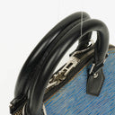 Louis Vuitton Alma BB Blue Denim EPI Leather Handbag