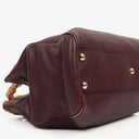 Gucci Bamboo Shopper Burgundy Diana Small Tote Bag