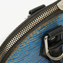 Louis Vuitton Alma BB Blue Denim EPI Leather Handbag