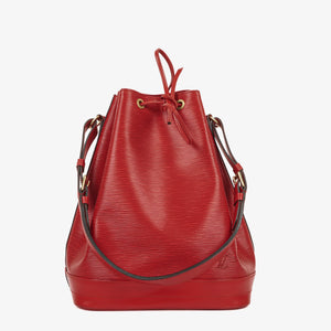 Louis Vuitton Noe Grande Red EPI Leather Shoulder Bag