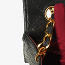 Chanel Black Quilted Lambskin Vintage Mini Trapeze Classic Single Flap Bag