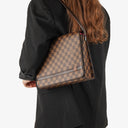 Louis Vuitton Tribeca Carre Damier Ebene Canvas Bag