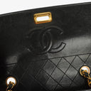 Chanel Black Quilted Lambskin Vintage Mini Trapeze Classic Single Flap Bag