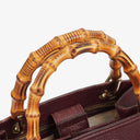 Gucci Bamboo Shopper Burgundy Diana Small Tote Bag