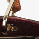 Gucci Bamboo Shopper Burgundy Diana Small Tote Bag