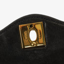 Chanel Paris Classic Medium Double Flap Bag Black Quilted Lambskin With Gold &amp; Silver Tone Combo Hardware