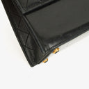 Chanel Black Quilted Lambskin Vintage Mini Trapeze Classic Single Flap Bag