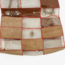 Chanel Red/Beige PVC and Leather Naked Patchwork Flap Bag