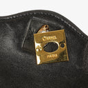 Chanel Paris Classic Medium Double Flap Bag Black Quilted Lambskin With Gold &amp; Silver Tone Combo Hardware