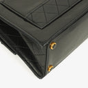 Chanel Black Quilted Lambskin Vintage Mini Trapeze Classic Single Flap Bag