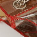 Chanel Red/Beige PVC and Leather Naked Patchwork Flap Bag