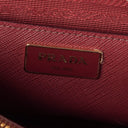 Prada Saffiano Lux Cerise Open Promenade Bag