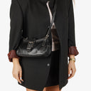 Coach Soho Buckle Black Leather Shoulder Bag