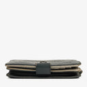Chanel Black Camélia Embossed Leather Wallet