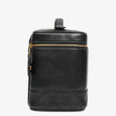 Chanel Black Leather Vanity Case