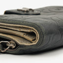 Chanel Black Camélia Embossed Leather Wallet