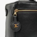Chanel Black Leather Vanity Case