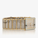 Rado Diastar Rectangular Two-Tone Stainless Steel Quartz Ladies Watch