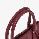 Prada Saffiano Lux Cerise Open Promenade Bag