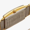 Rado Diastar Rectangular Two-Tone Stainless Steel Quartz Ladies Watch