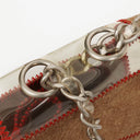Chanel Red/Beige PVC and Leather Naked Patchwork Flap Bag