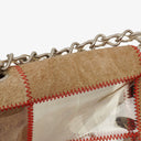 Chanel Red/Beige PVC and Leather Naked Patchwork Flap Bag