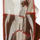Chanel Red/Beige PVC and Leather Naked Patchwork Flap Bag