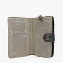 Chanel Black Camélia Embossed Leather Wallet