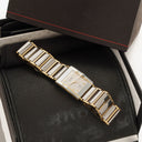 Rado Diastar Rectangular Two-Tone Stainless Steel Quartz Ladies Watch