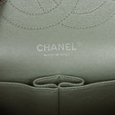 Chanel Classic Metallic Green Quilted Lambskin Jumbo Double Flap Bag&nbsp;
