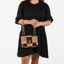 Chanel Red/Beige PVC and Leather Naked Patchwork Flap Bag
