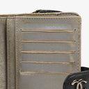 Chanel Black Camélia Embossed Leather Wallet