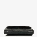 Chanel Black Mini Flap Bag Quilted Lambskin With 24K Gold-Plated Hardware