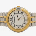Yves Saint Laurent YSL Logo Two-Tone Stainless Steel Watch