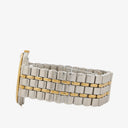 Yves Saint Laurent YSL Logo Two-Tone Stainless Steel Watch