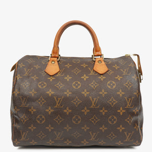 Louis Vuitton Speedy 30 Monogram Canvas Handbag