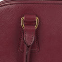 Prada Saffiano Lux Cerise Open Promenade Bag