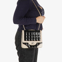 Chanel Multicolour Chocolate Bar Leather And Patent Leather Single Flap Bag