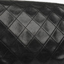 Chanel Black Mini Flap Bag Quilted Lambskin With 24K Gold-Plated Hardware