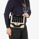 Chanel Multicolour Chocolate Bar Leather And Patent Leather Single Flap Bag