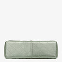 Chanel Classic Metallic Green Quilted Lambskin Jumbo Double Flap Bag&nbsp;