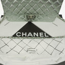 Chanel Classic Metallic Green Quilted Lambskin Jumbo Double Flap Bag&nbsp;