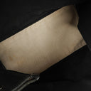 Balenciaga Navy Cabas Small Natural Black Calfskin Cotton Canvas Bag
