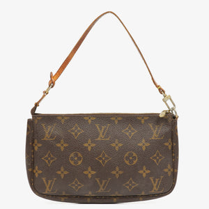 Louis Vuitton Pochette Accessoires Monogram Canvas Clutch Handbag